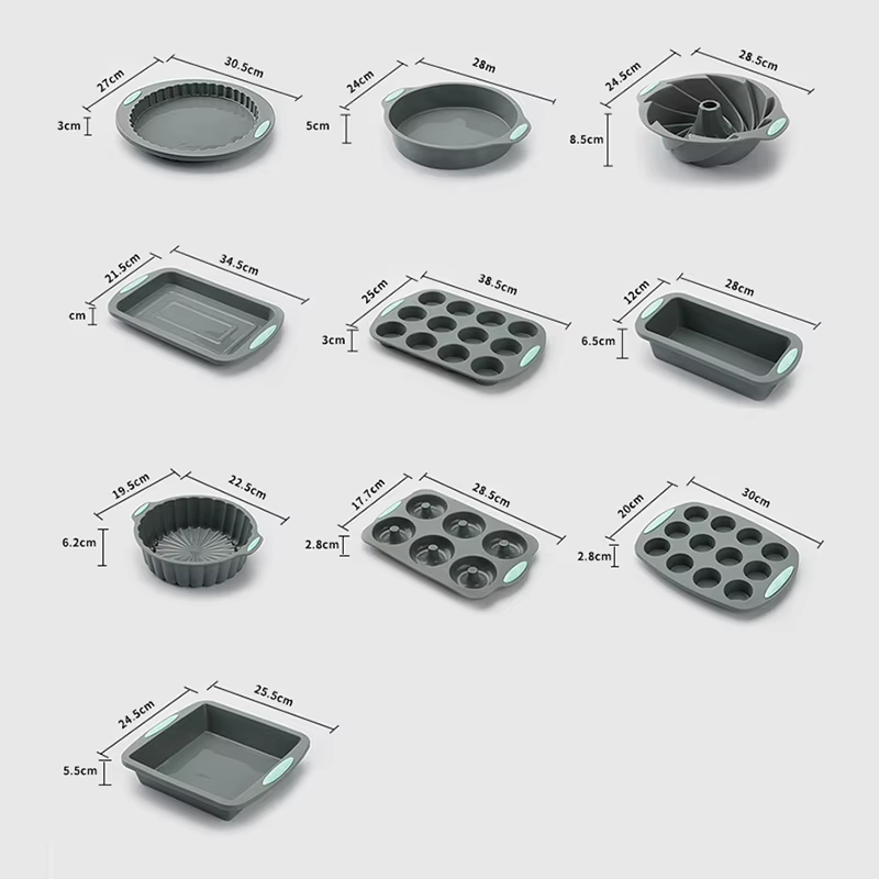 Silicone Fluted Cake Pans Non- – Kitchen Oven Baking Pans recenzja i cena