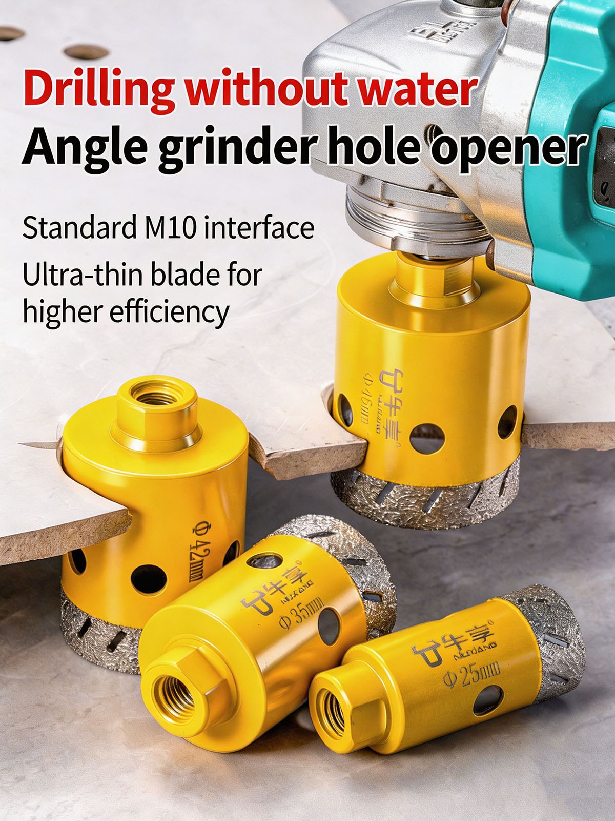 Diamond Drill Bit Angle Grinde – Rolling Pin Marble recenzja i cena