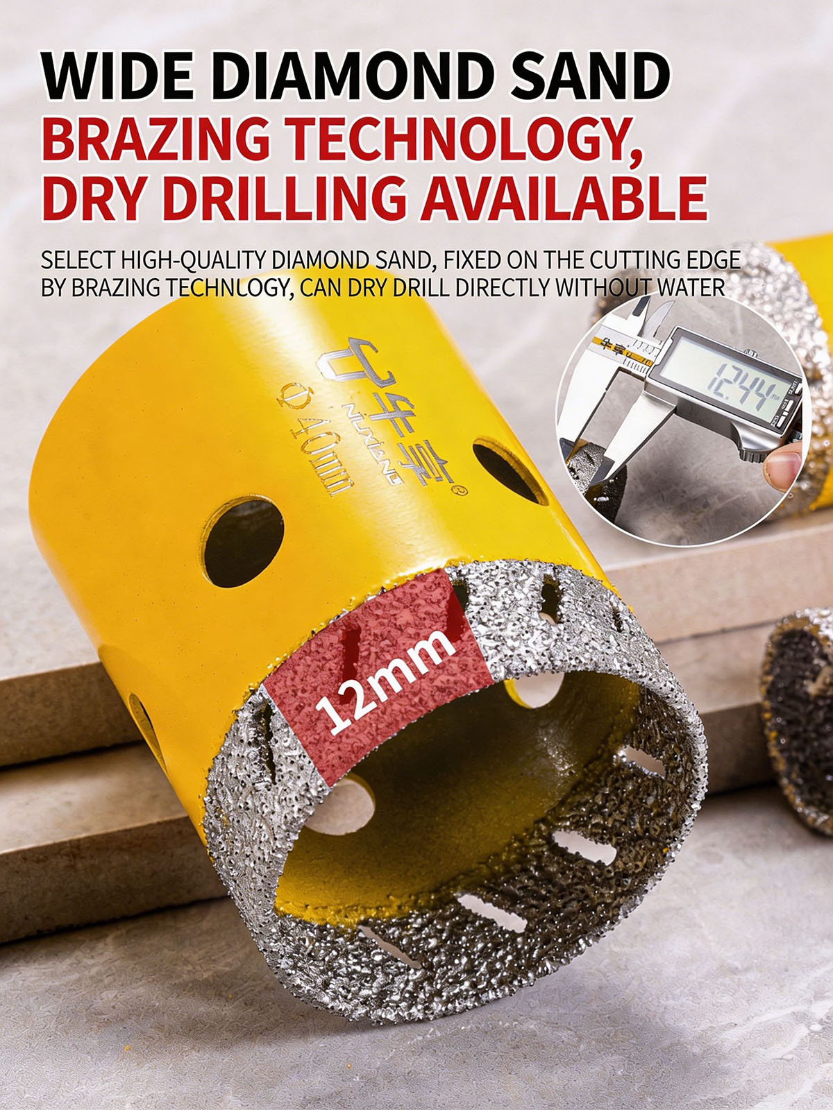 Diamond Drill Bit Angle Grinde – Rolling Pin Marble recenzja i cena